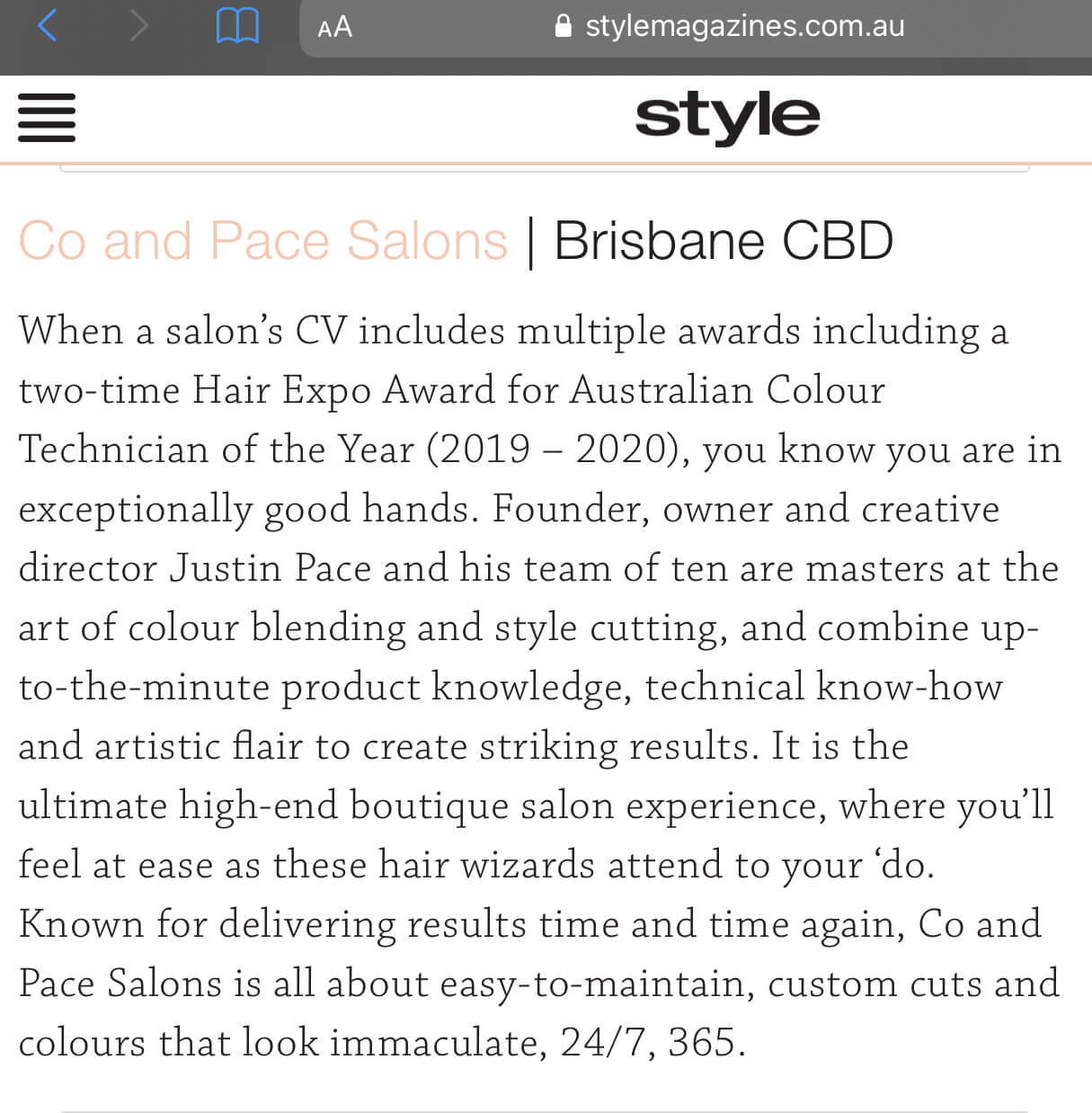 Style Magazines: Brisbane's Best Hairdressers